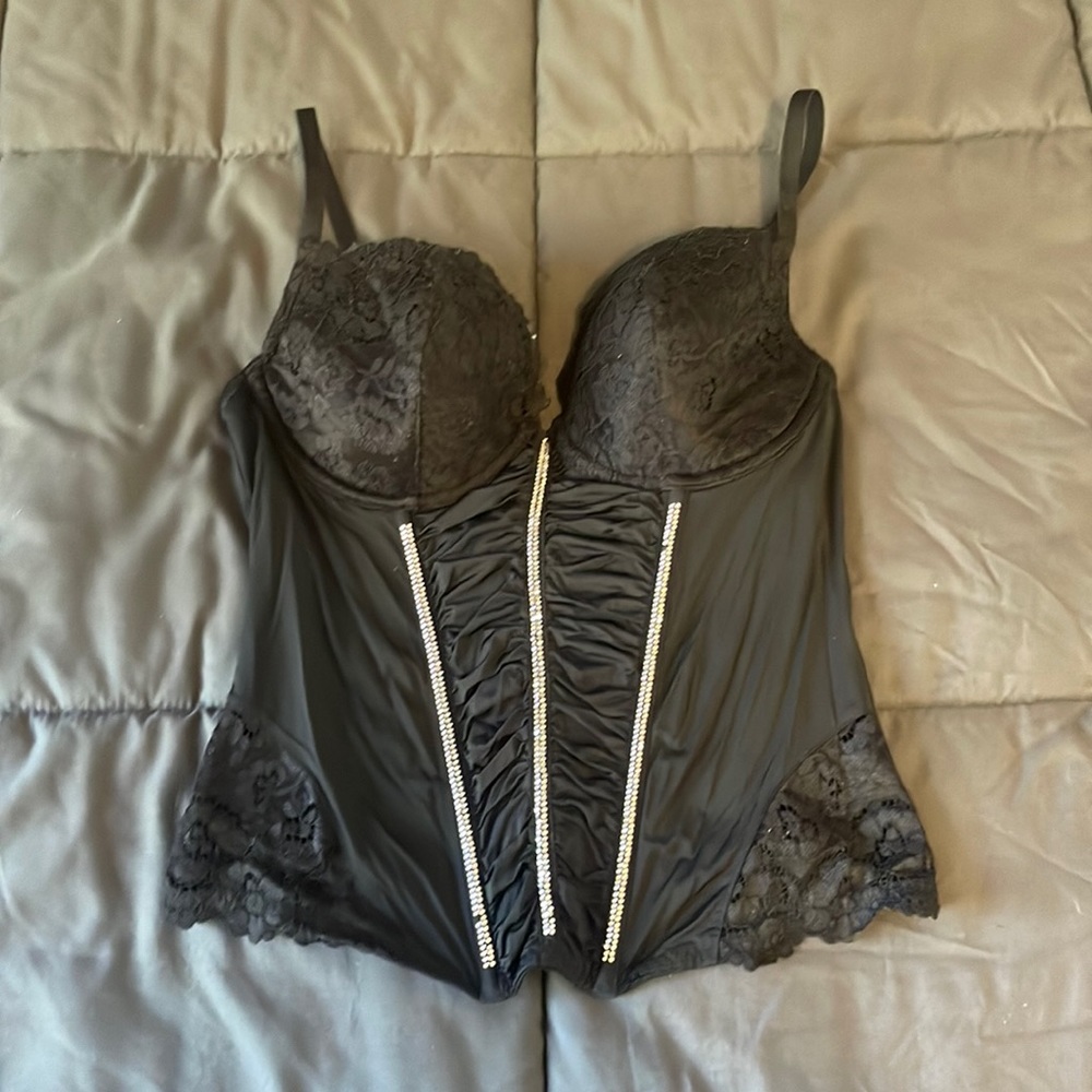 BLACK LA SENZA CORSET TOP